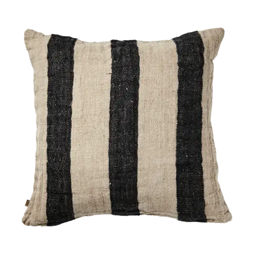 Signe kuddfodral 50x50cm svart/natur