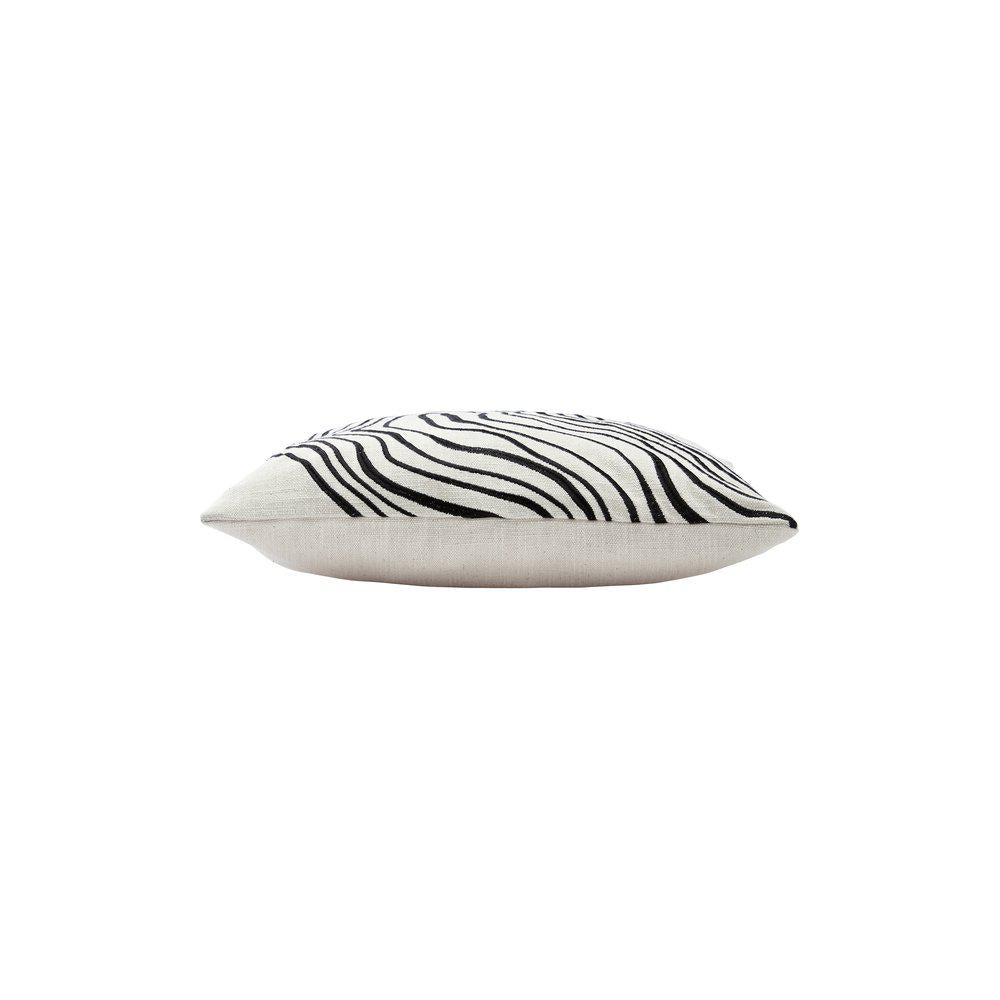Curve kuddfodral svart/vit 45x45cm