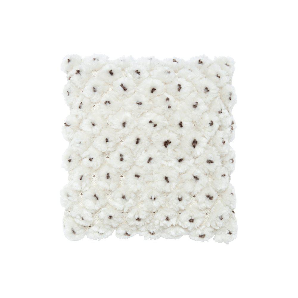 Lena offwhite/brun 50x50cm