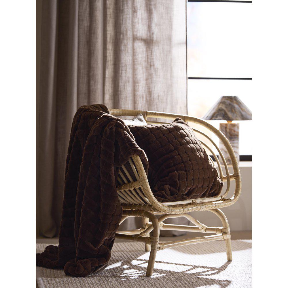 Luna brun kuddfodral 50x50cm svanefors