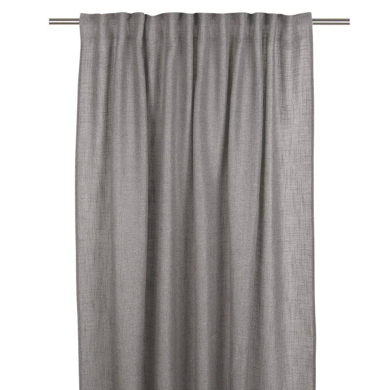 Brooklyn gardinlängder stålgrå 280x140cm