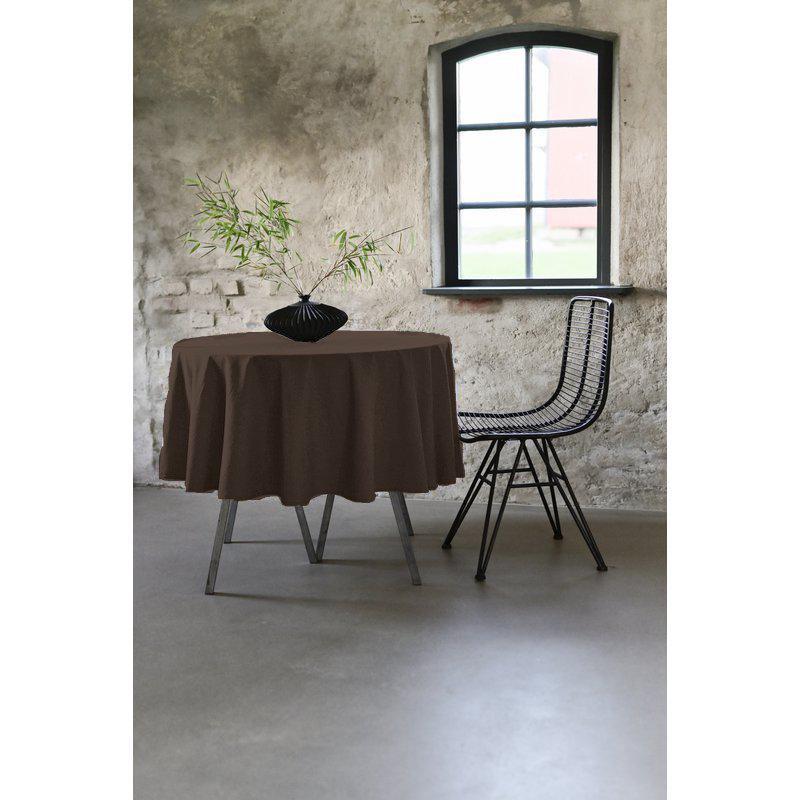 Vide rund duk nougat Ø160cm