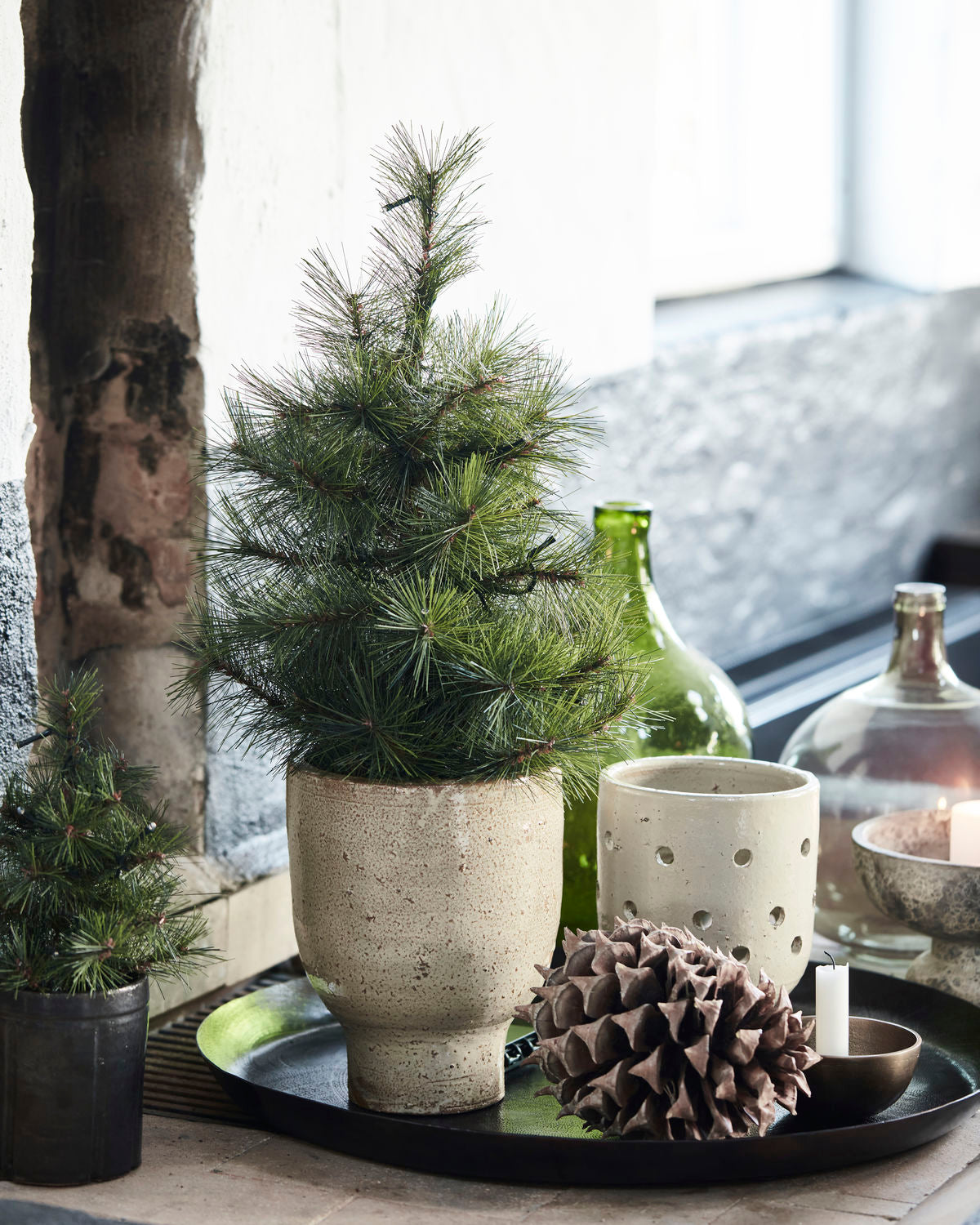 Julgran med LED-ljus 60cm