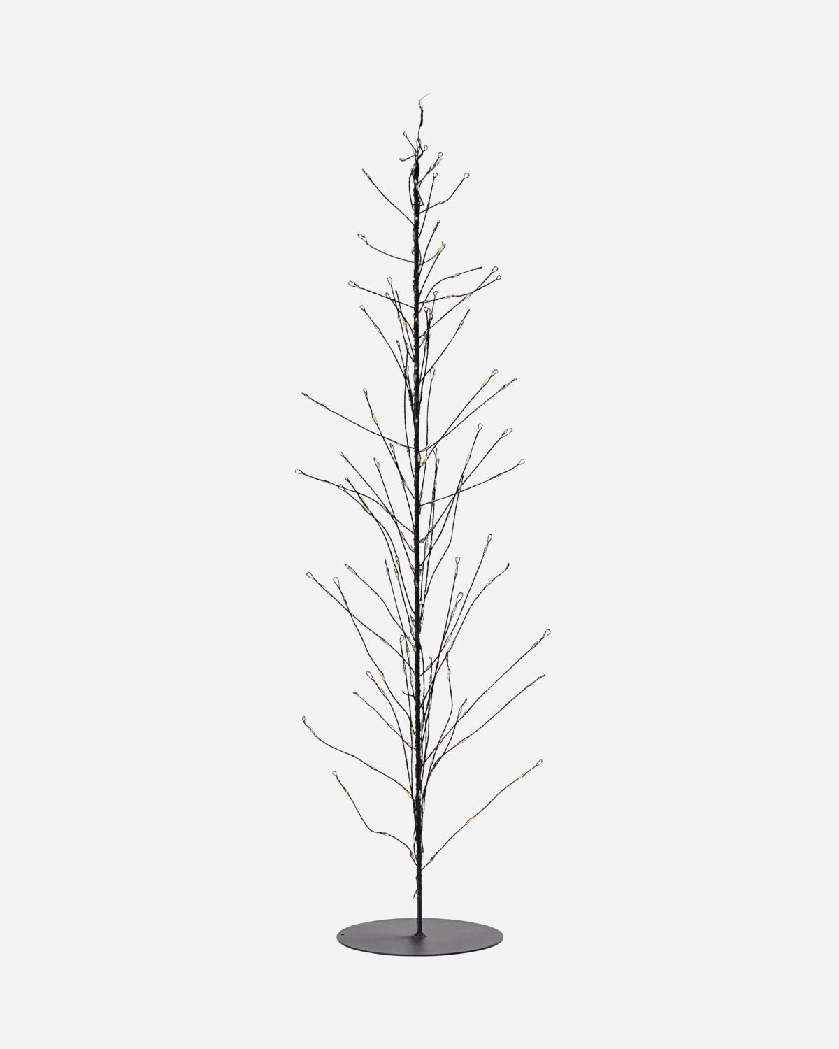 Julgran i ståltråd svart 60cm