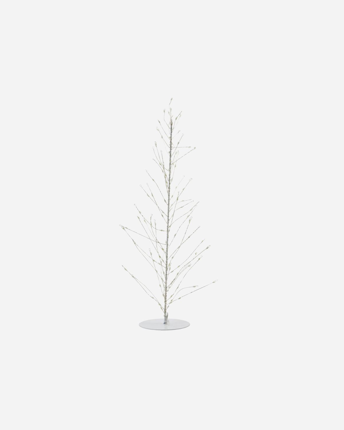 Julgran i ståltråd vit 45cm