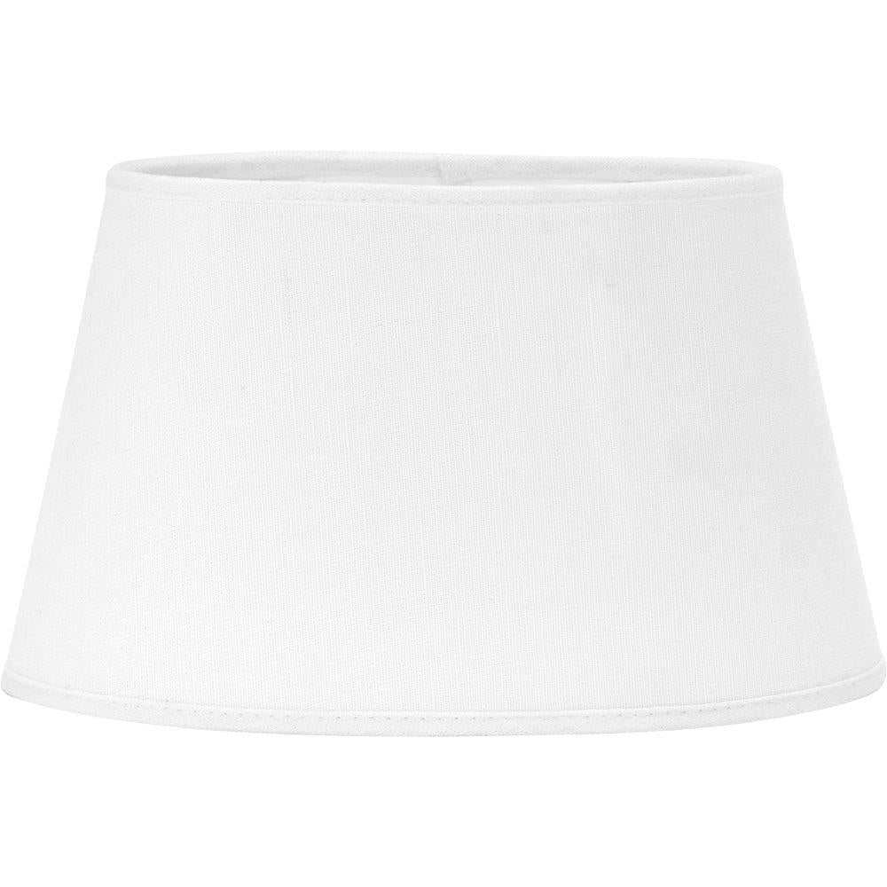 Indi vit 30cm oval lampskärm PR home