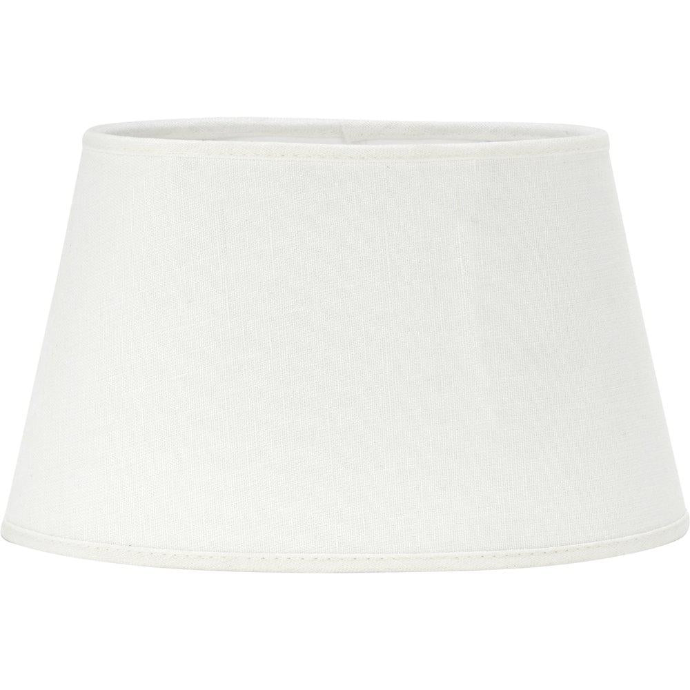 Indi vit 38cm oval lampskärm PR home