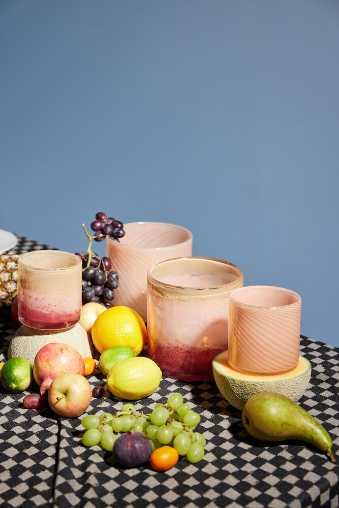 Calore line XS rosa/beige ljuskopp