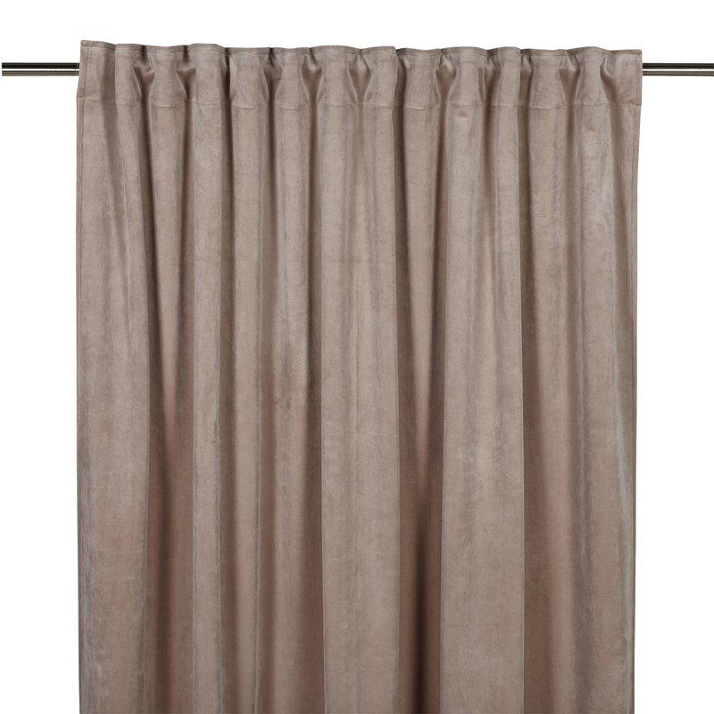 Velvet gardinlängder sand 2x140x280cm