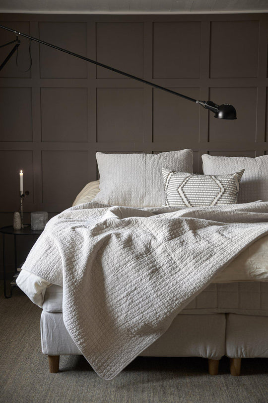 Cotton sense kuddfodral beige 80x60cm. Inklusive innerkudde