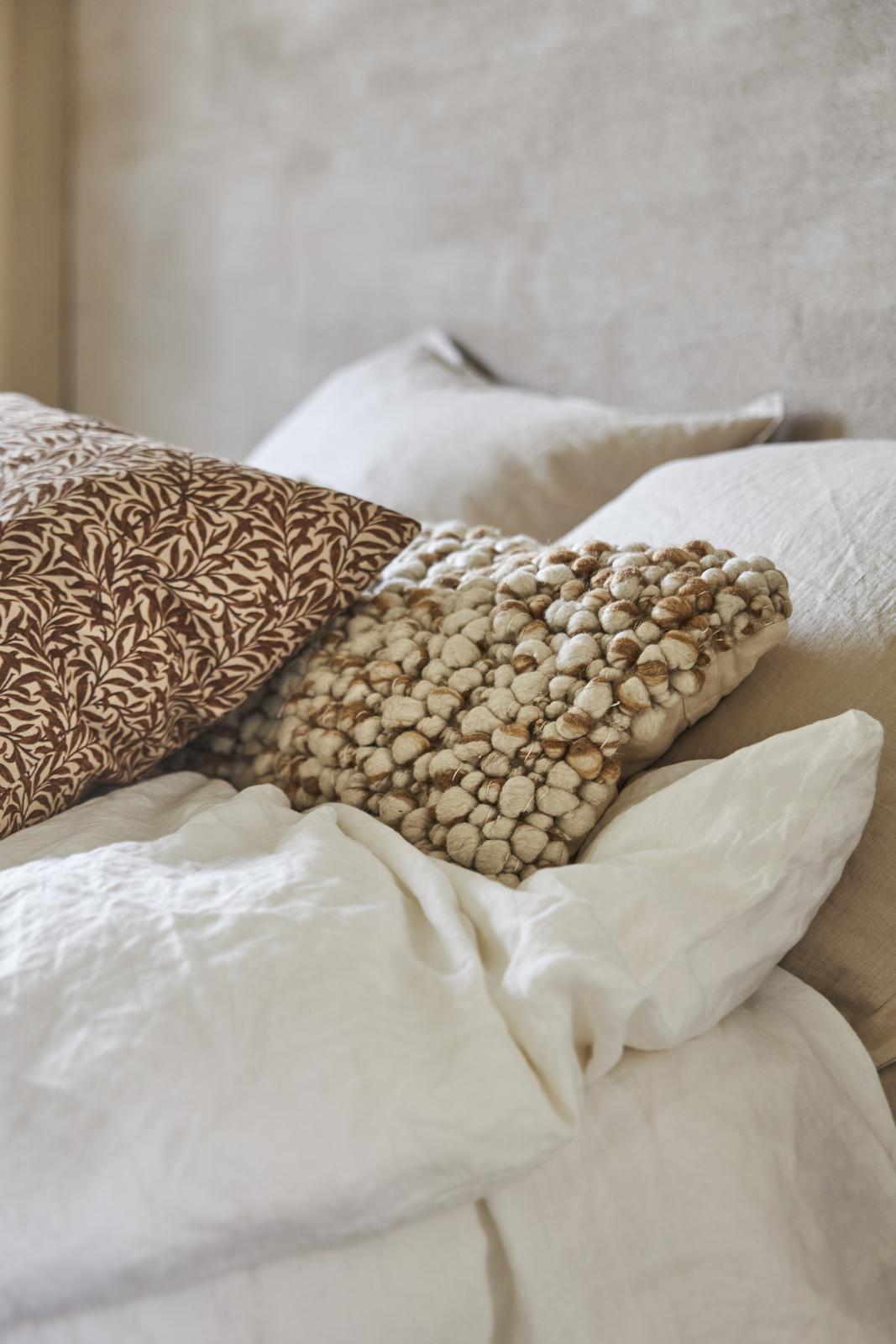 Ramas beige/brun kuddfodral 50x50cm
