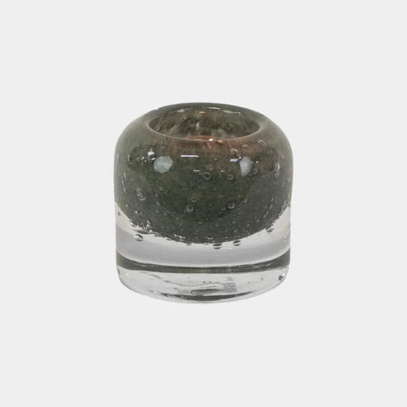 Leah mossgrön ljuskopp 7,5 cm