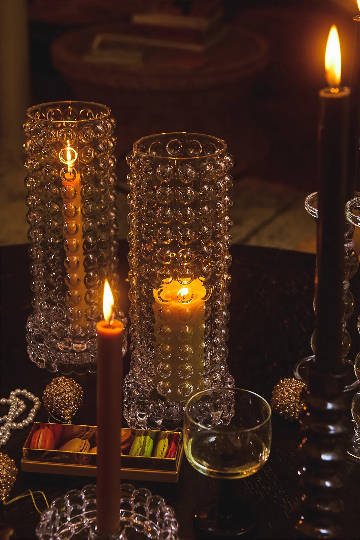 Frey tvådelad stormljusstake