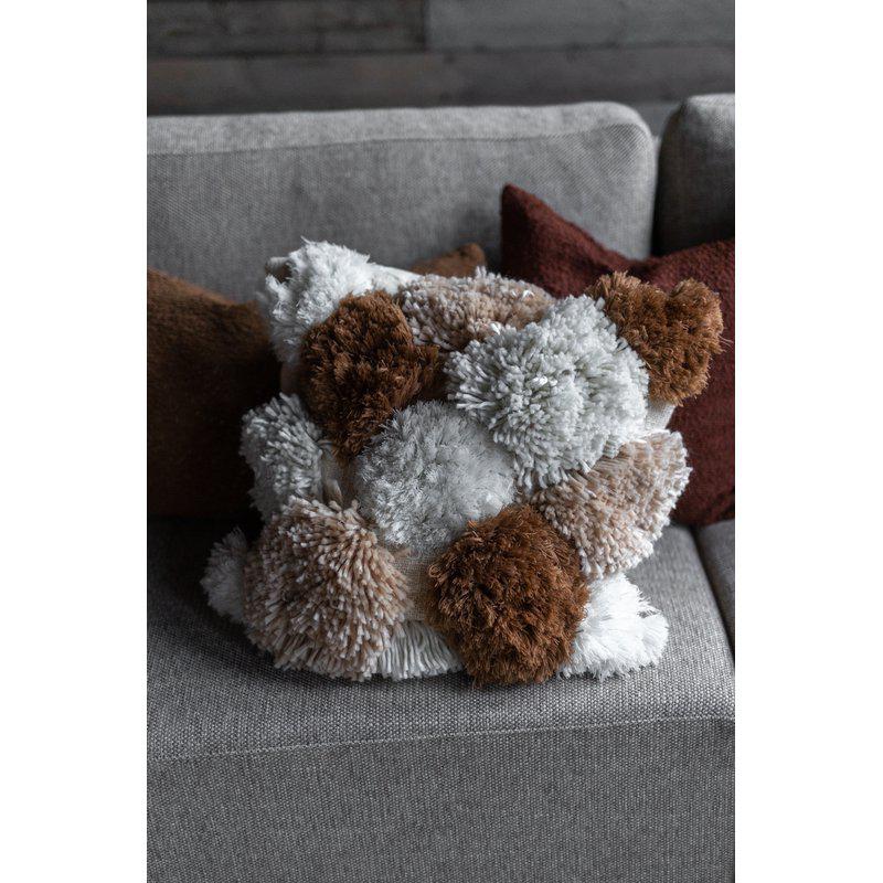 Belize beige/brun/offwhite 50x50cm