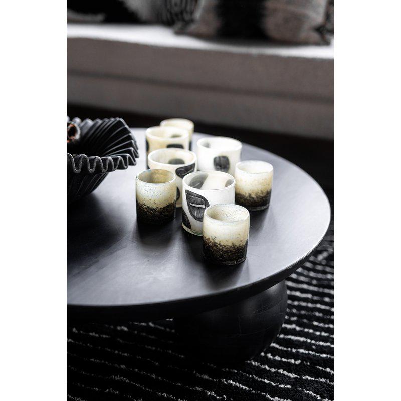 Pongo Ljuslykta Offwhite/svart 10cm