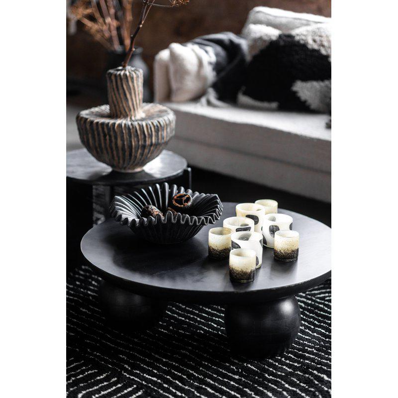 Nyx Ljuslykta Svart/offwhite 8cm