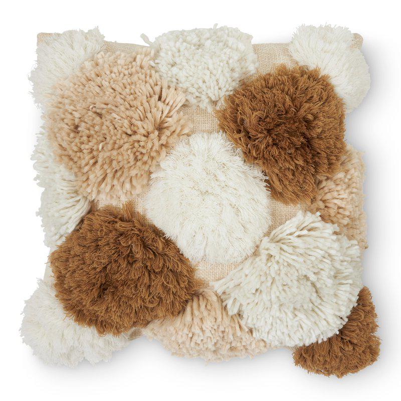 Belize beige/brun/offwhite 50x50cm