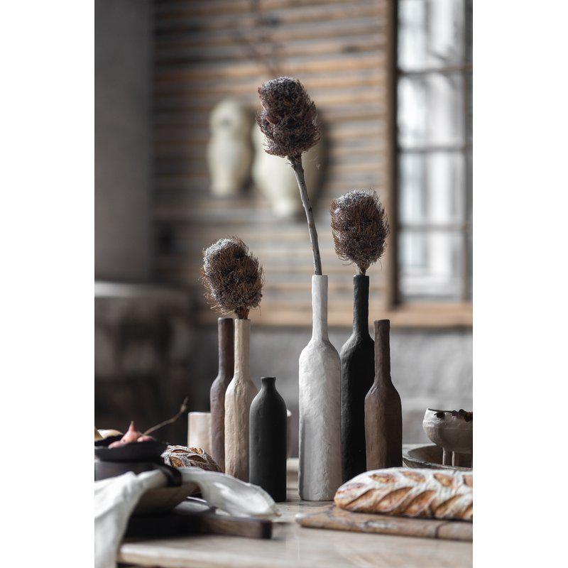 Bloom vas svart aluminium 24cm