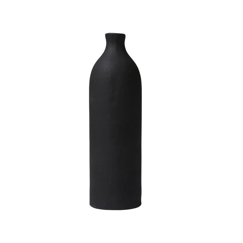 Bloom vas svart aluminium 24cm