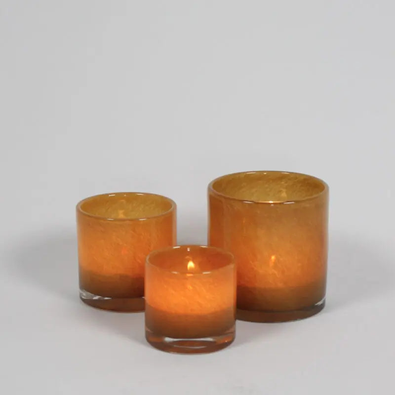 Nilla ljuskopp karamell 12cm