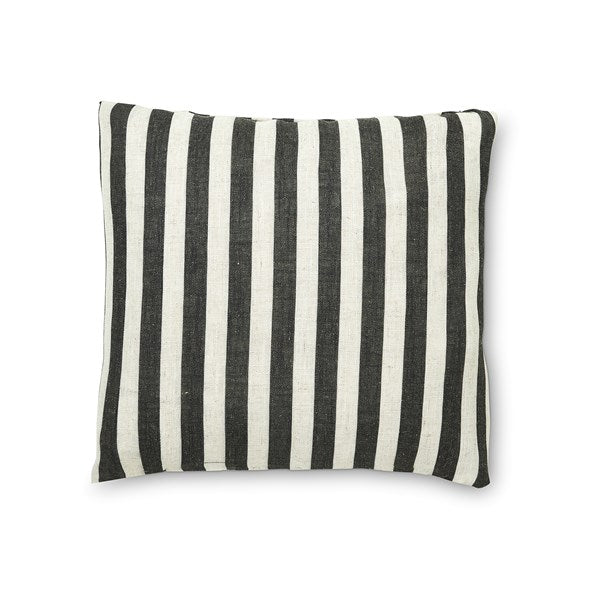 Cruella stripe 50x50cm svart/lin