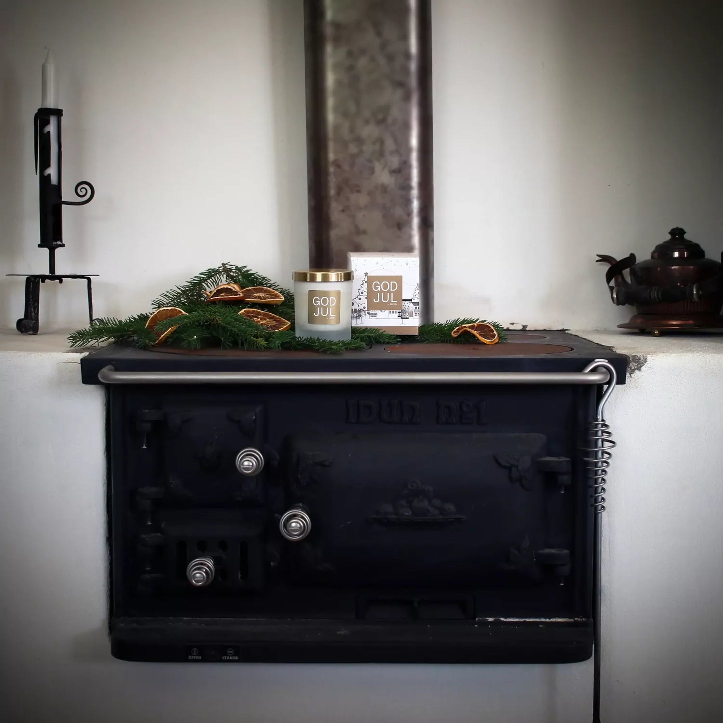 Klinta doftljus God jul, Pepparkaka & konjak