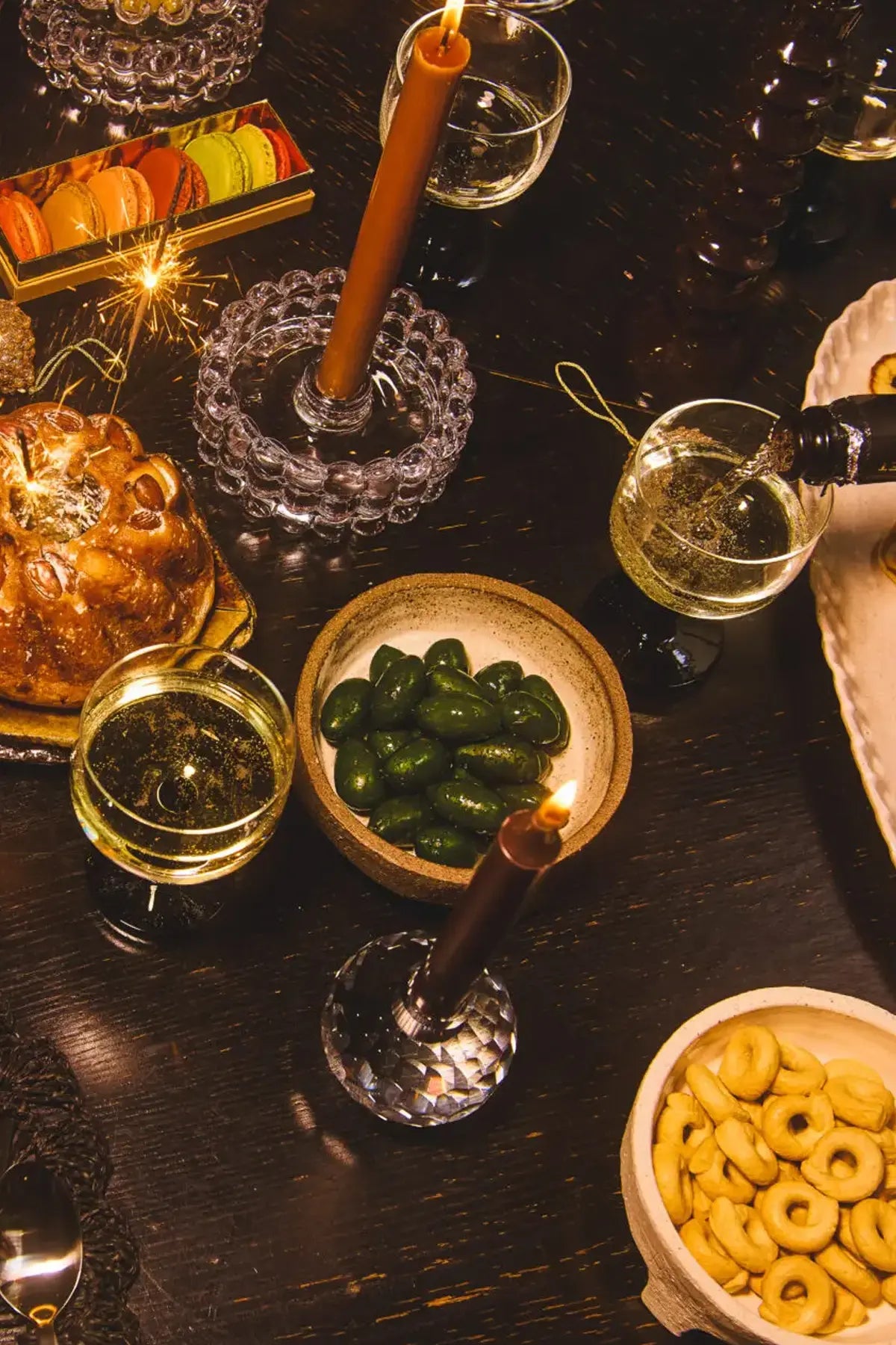 Lumi ljusstake kristall