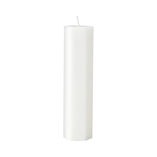 Spindelvävsljus, vit 5x20cm