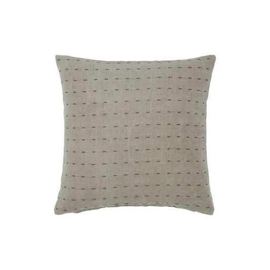 Harriet Kuddfodral lin med brodyr 50x50cm