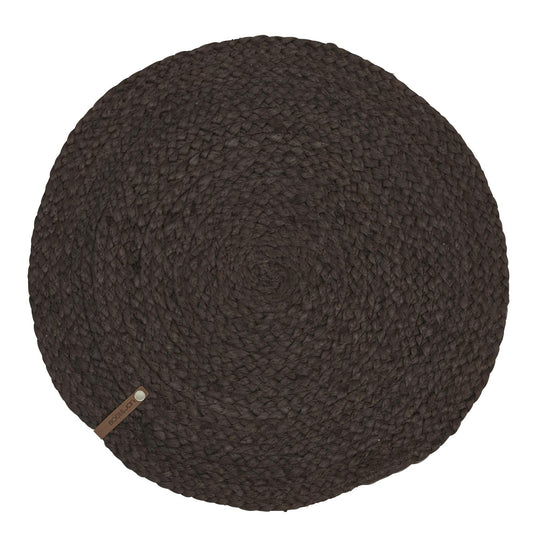 Merida bordstablett brun jute Ø38cm