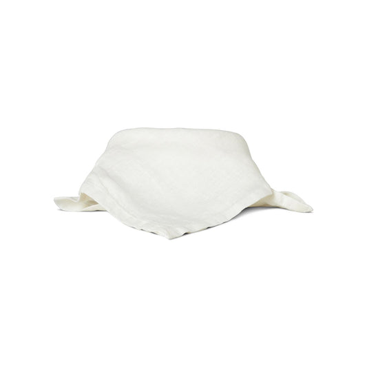 Mandela linneservetter 4-pack offwhite