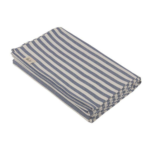 Svea randig denim akrylduk 145x250cm