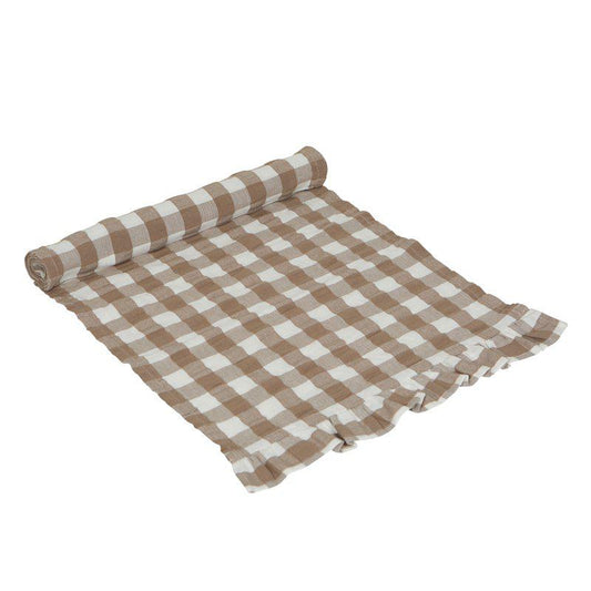 Lisa nougat rutig löpare