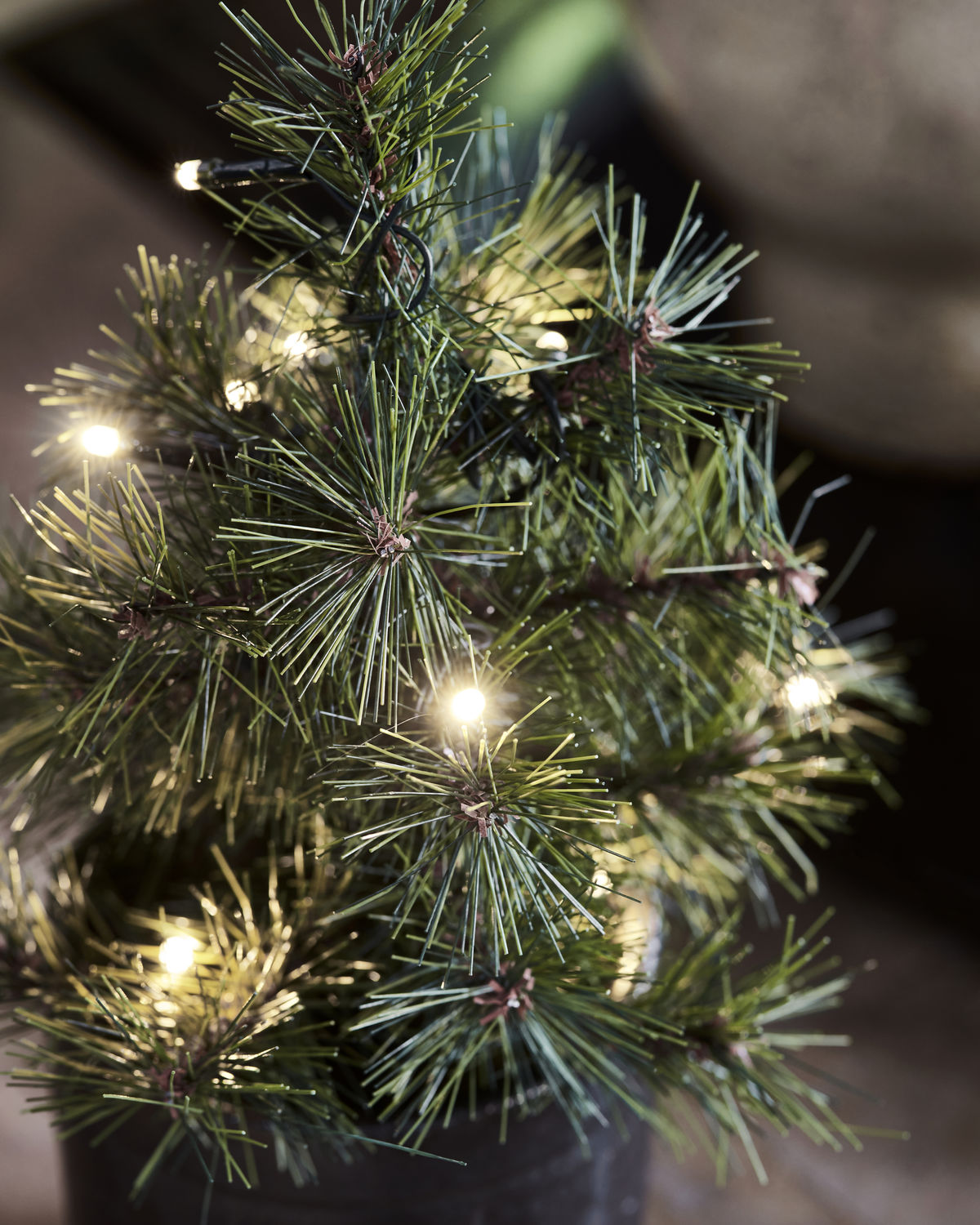 Julgran med LED-ljus 30cm