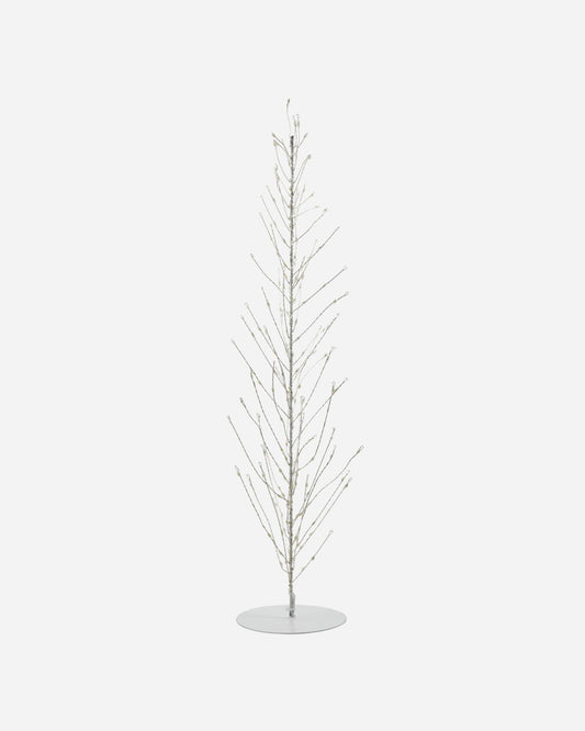Julgran i ståltråd vit 60cm