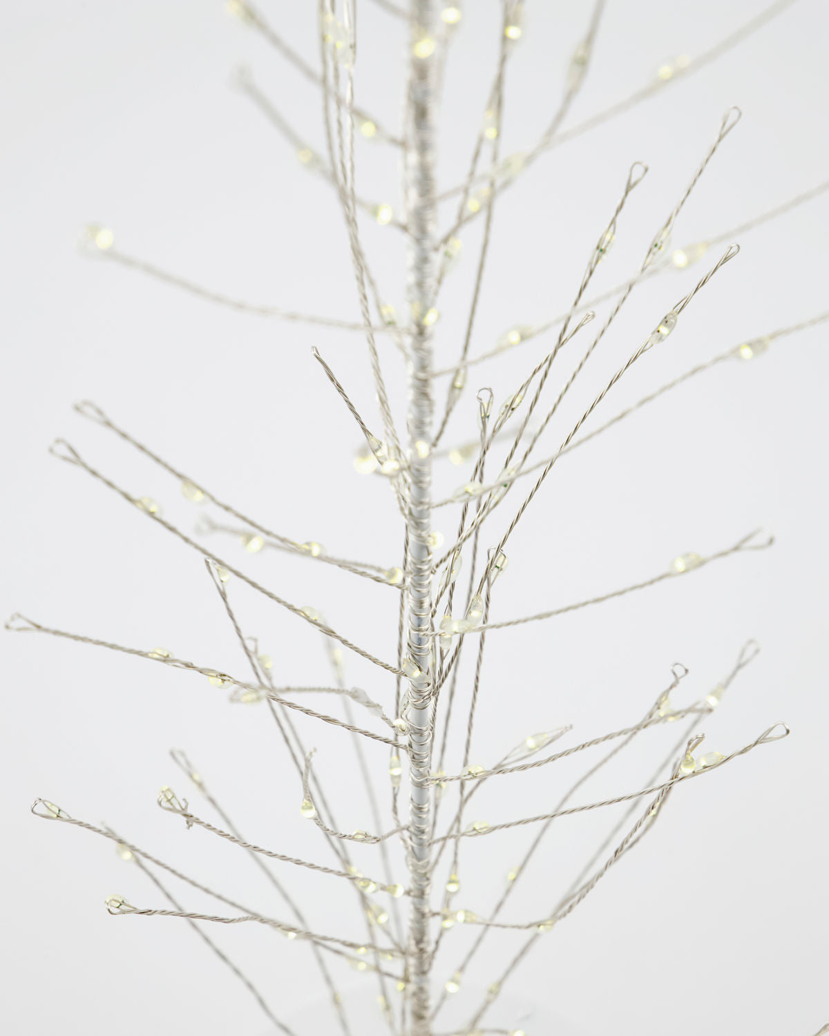 Julgran i ståltråd vit 60cm