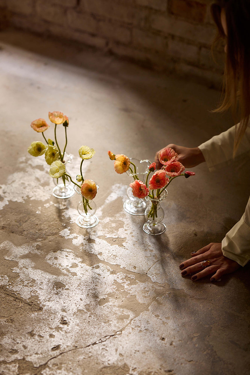 Liten vallmobunt rosa