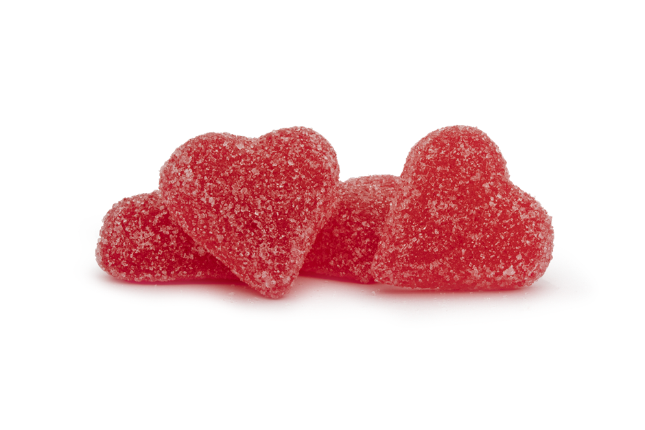 Geléhjärtan i strut 200gr