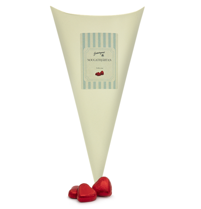 Nougathjärtan i strut 200gr
