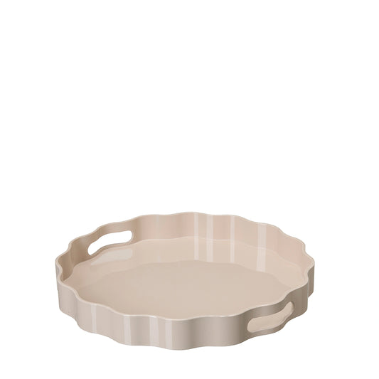 Yen beige bricka
