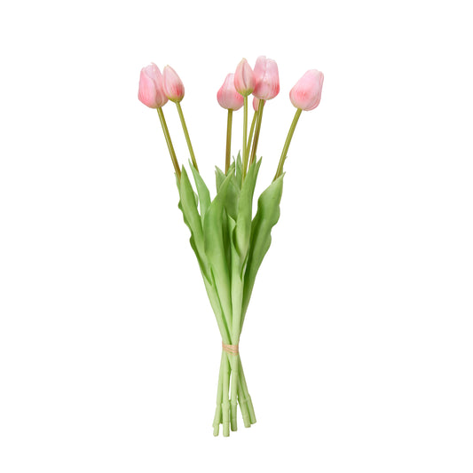 7-pack långa tuplaner ljusrosa