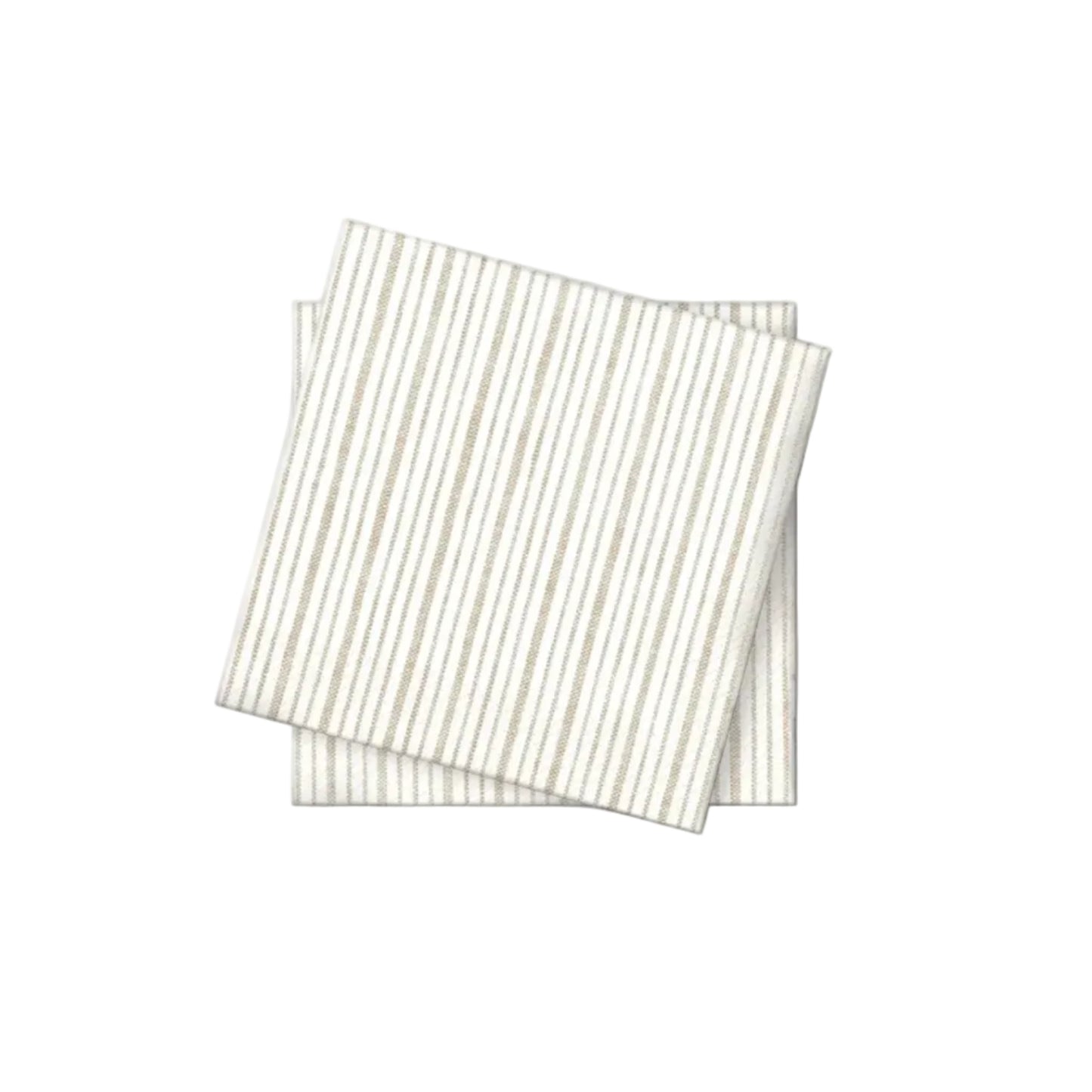 Papperservett Rand Kaffe Beige 24x24cm 50st
