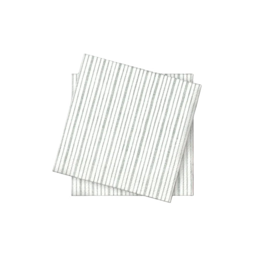 Papperservett Rand Kaffe Grå 24x24cm 50st